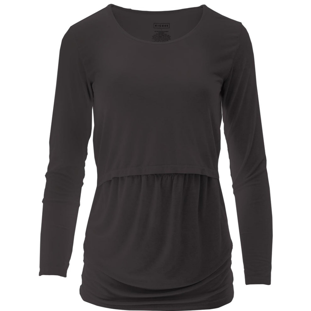KICKEE long sleeve nursing tee
